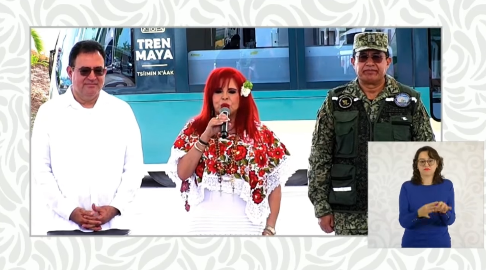Durante un enlace a la #MañaneraDelPueblo que encabeza la Presidenta Claudia Sheinbaum Pardo